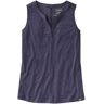 Women's Streamside Tank, Splitneck Dark Periwinkle Small, Synthetic L.L.Bean