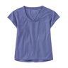 Women's Ribbed Performance Tee, Short-Sleeve Larkspur Small, Polyester Blend L.L.Bean