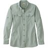 Women's Insect-Repellent Shirt, Long-Sleeve Faded Sage Large, Synthetic/Nylon L.L.Bean