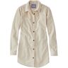 Women's Comfort Corduroy Relaxed Tunic Pale Khaki Large L.L.Bean