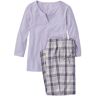 Daybreak Pajama Set Pastel Lilac Large, Cotton Blend L.L.Bean