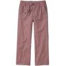 Women's Stretch Ripstop Pull-On Pants, Wide-Leg Ankle Smoky Mauve Extra Large Petite, Cotton L.L.Bean