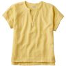 Women's Cloud Gauze Shirt, Short-Sleeve Lemon 1X, Cotton L.L.Bean