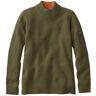 Women's Maine Guide Mock Crew Sweater Kelp Green 2X, Wool Lambswool L.L.Bean