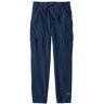 Women's VentureStretch Cargo Trail Pants, Slim-Leg Nautical Navy Large, Polyester Blend Synthetic L.L.Bean