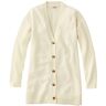 Women's The Essential Sweater, Cocoon Cardigan Sweater Cream Small, Wool/Nylon L.L.Bean