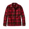 Women's Signature Chamois Flannel Shirt-Jacket, Pattern Fiery Red Extra Large, Cotton L.L.Bean