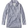 Women's Heritage Marled Fleece, Shawl Collar Navy Heather Extra Small, Polyester Cotton Polyester L.L.Bean