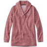 Women's Heritage Marled Fleece, Shawl Collar Deep Wine Heather Extra Large, Polyester Cotton Polyester L.L.Bean