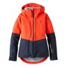 Women's Wildcat Waterproof Ski Jacket Cherry Tomato/Navy Night XXS, Synthetic/Nylon L.L.Bean