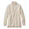 Women's The Essential Sweater, Turtleneck Cream Extra Large, Wool/Nylon L.L.Bean