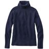 Women's SuperSoft Waffle Sweater, Turtleneck Classic Navy Extra Small, Cotton/Nylon L.L.Bean