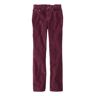 Women's BeanFlex Five-Pocket Corduroy Pants, Mid-Rise Straight-Leg Deep Wine 18 Petite, Corduroy Cotton L.L.Bean