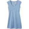 Women's Beech Point Dress, Print Bay Blue Cross Hatch Small, Synthetic L.L.Bean