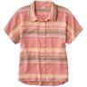 Women's Mountainside Shirt Sienna Brick Stripe Extra Large, Tencel Blend L.L.Bean