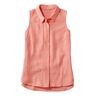 Women's Cloud Gauze Sleeveless Shirt Coral Quartz Large, Cotton L.L.Bean
