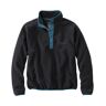 Adults' Classic Fleece Pullover Black WM/MS L.L.Bean