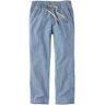 Women's Lakewashed Pull-On Chinos, Mid-Rise Chambray Ankle Pants 18 Medium Tall, Cotton L.L.Bean