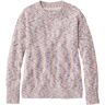 Women's Cotton Ragg Sweater, Crewneck Space-Dye Surf Blue Space Dye Extra Large, Cotton/Wool/Cotton Yarns L.L.Bean