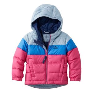L.L.Bean Infants' and Toddlers' Down Jacket, Colorblock Pink Berry 3T, Synthetic/Nylon L.L.Bean