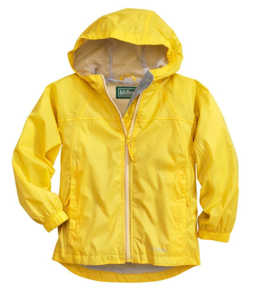 Infants' and Toddlers' Discovery Rain Jacket Bright Yellow 2T, Synthetic Nylon L.L.Bean