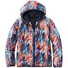 Kids' Mountain Bound Reversible Jacket, Printed Carbon Navy Camo L 14-16, Synthetic Nylon L.L.Bean