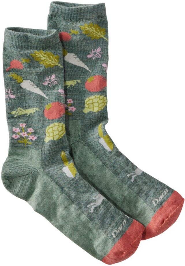 Women's Darn Tough Farmer's Market Socks, Crew Seafoam Medium, Wool Blend/Nylon