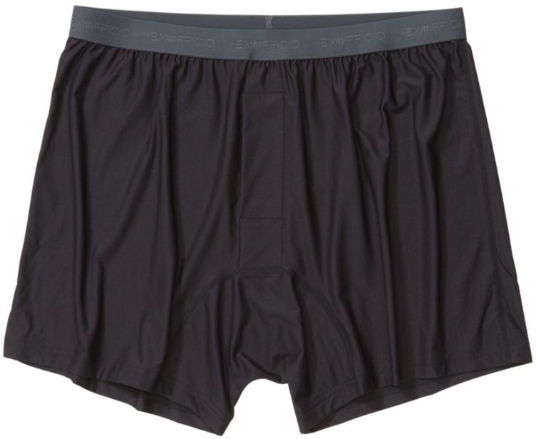 Men's ExOfficio Give-N-Go Boxer 2.0 Black Extra Large, Synthetic/Nylon