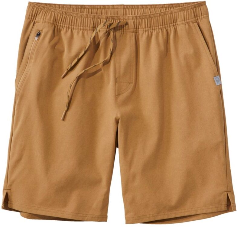 Men's L.L.Bean Multisport Shorts, 9" Light Saddle Medium, Synthetic