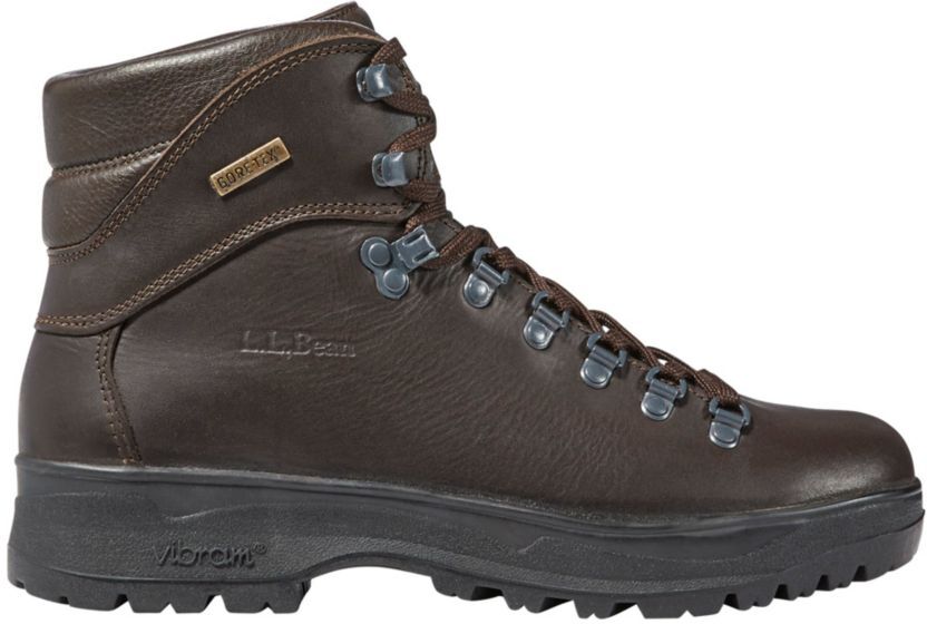 Men's Cresta GORE-TEX Hiking Boots, Leather Dark Brown 9.5(EE), Gore-Tex/Rubber/Leather L.L.Bean