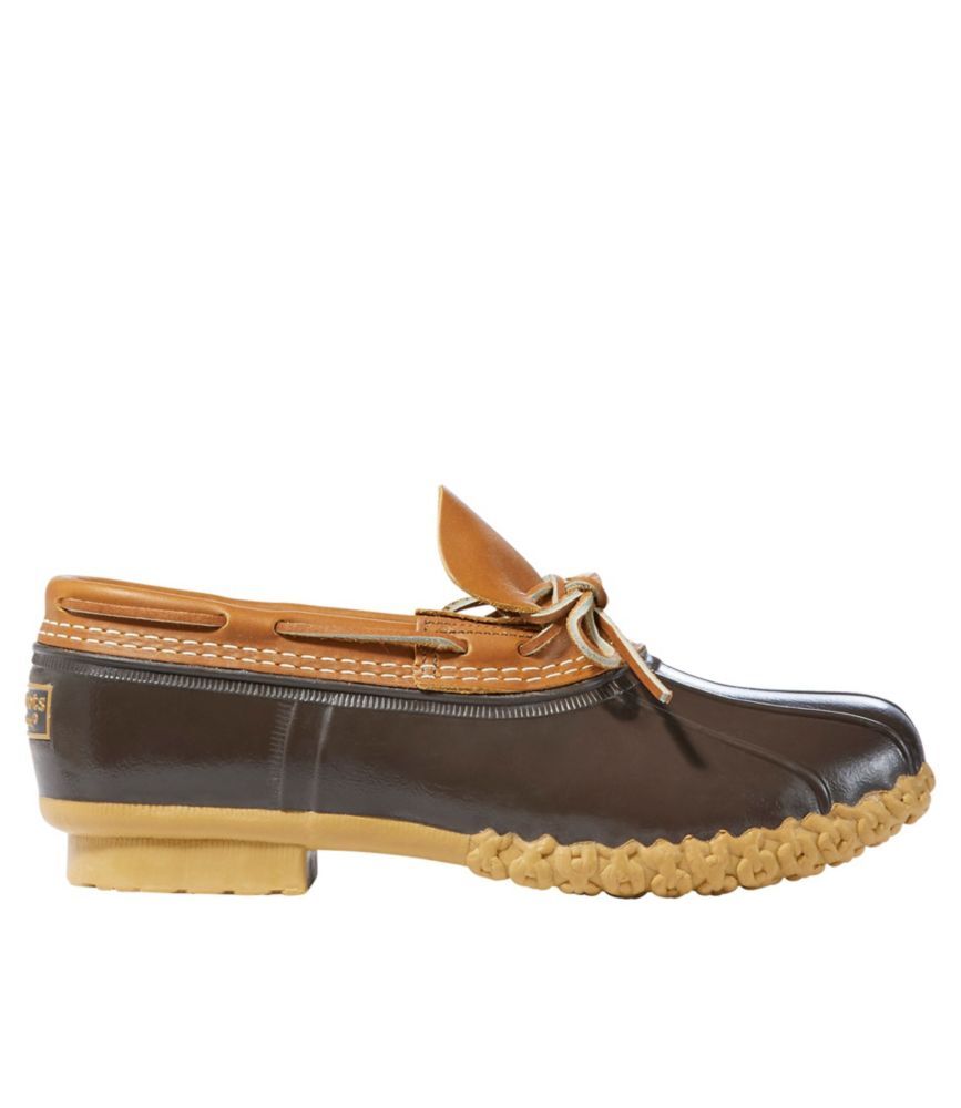 Men's Bean Duck Boots, Rubber Moc Tan/Brown 13(EE), Leather/Rubber L.L.Bean