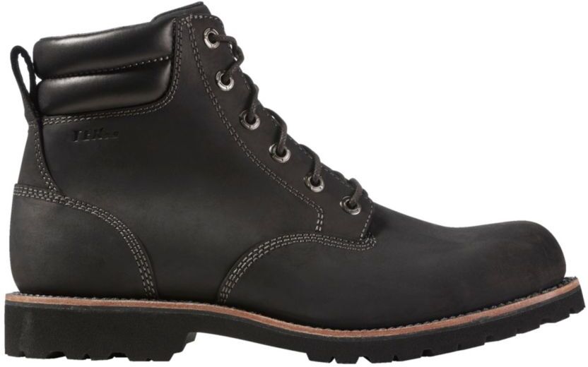 Men's Bucksport Boots, Plain-Toe Black 13(EE), Leather/Rubber L.L.Bean