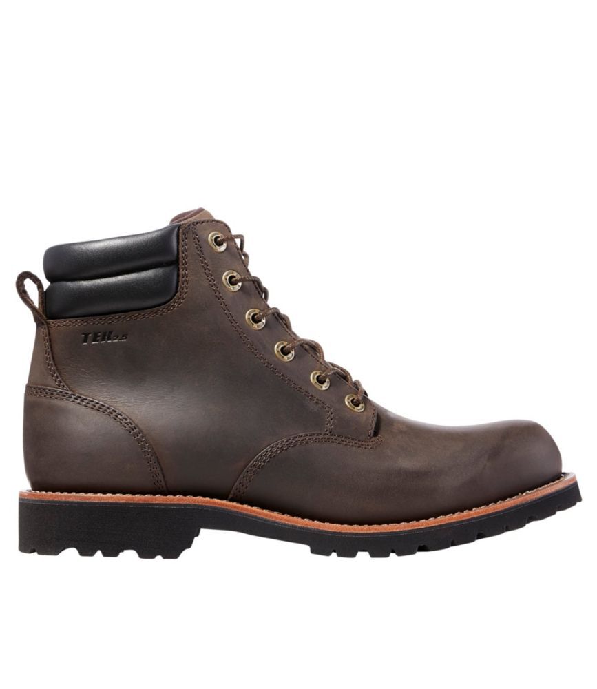 Men's Bucksport Boots, Plain-Toe Coffee Bean 10.5(EE), Leather/Rubber L.L.Bean