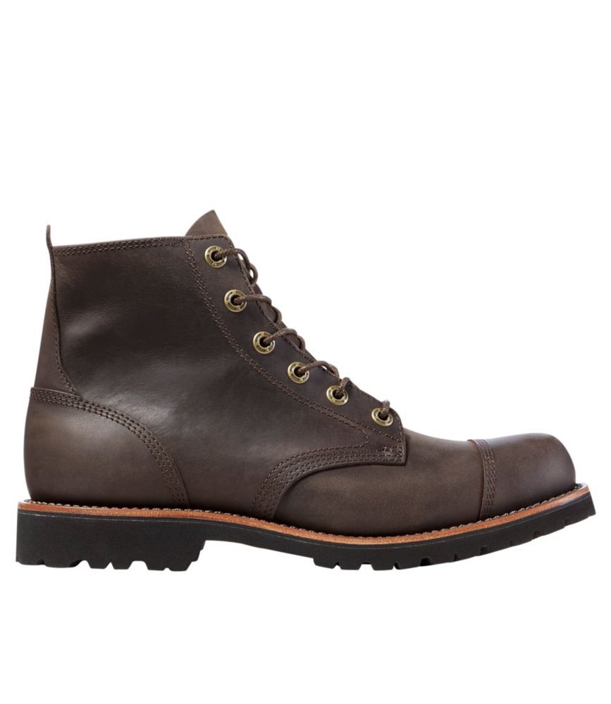 Men's Bucksport Boots, Cap Toe Coffee Bean 13(EE), Leather/Rubber L.L.Bean