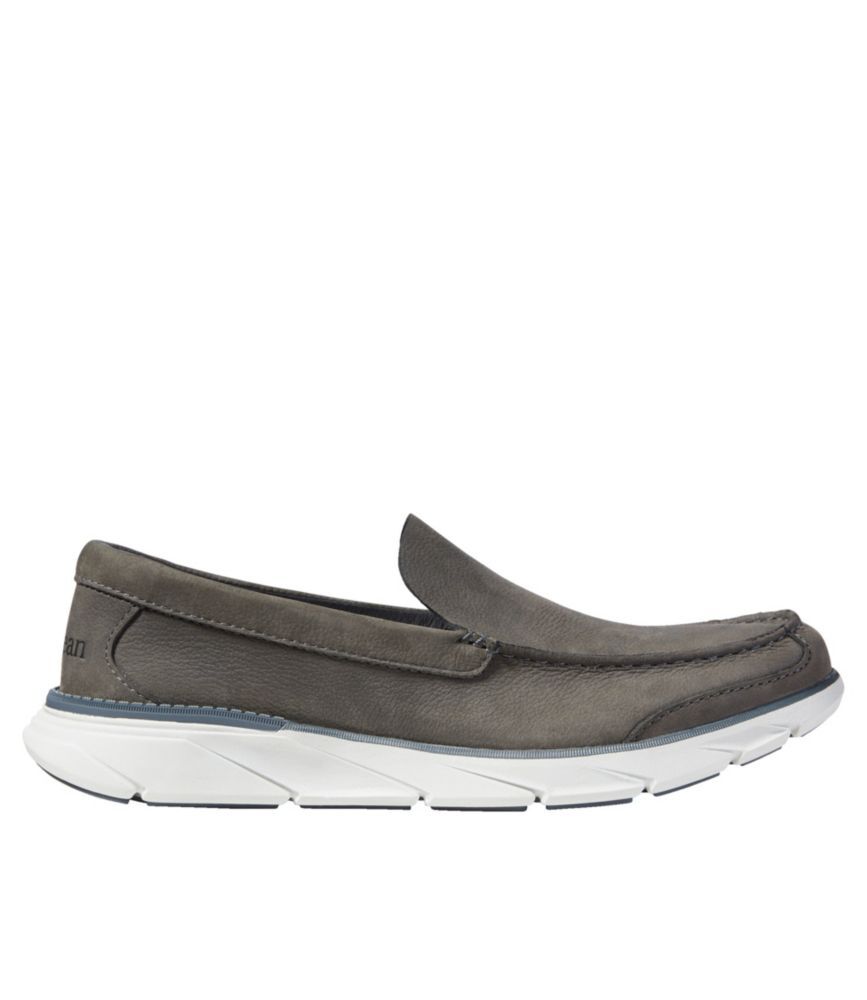 Men's Kennebec Slip-On Shoes Asphalt 8.5(D), Leather L.L.Bean