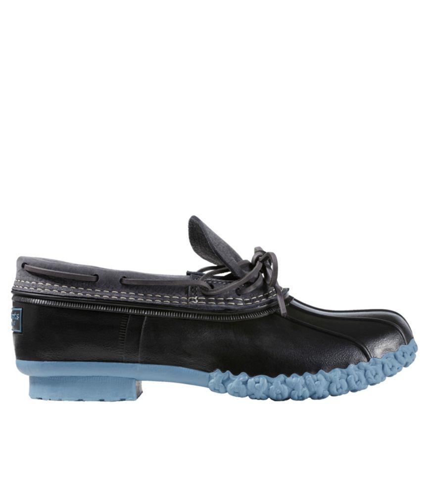 Men's Bean Duck Boots, Rubber Mocs Graphite/Black/Slate 10.5(EE), Leather/Rubber L.L.Bean