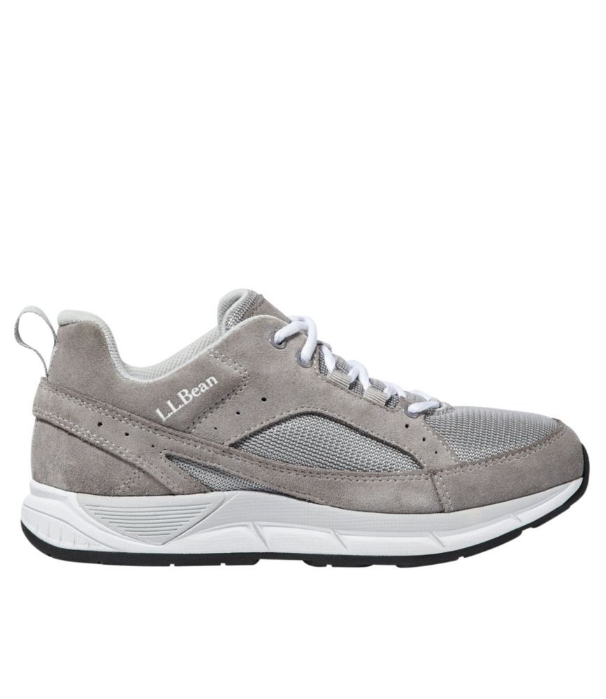 Women's Comfort Fitness Walking Shoes, Suede Mesh Frost Gray 10(B), Suede Leather/Rubber L.L.Bean