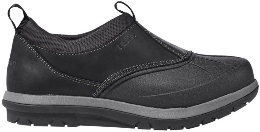 Women's Storm Chaser 5 Slip-On Slippers Black 10(B), Leather/Rubber L.L.Bean