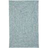 All-Weather Braided Rug, Concentric Pattern Rectangular Ocean 5'x8', Polypropylene L.L.Bean