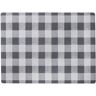 Office Chair Mat, Plaid Charcoal/Sea Salt, Polyester/Rubber L.L.Bean