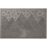 Everyspace Recycled Waterhog Doormat, Twilight Mountain Range Medium Gray Large, Rubber L.L.Bean