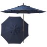 Treasure Garden Sunbrella Market Umbrella, Aluminum Navy, Sunbrella/Aluminium