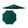 Treasure Garden Sunbrella Market Umbrella, Aluminum Hunter Green, Sunbrella/Aluminium