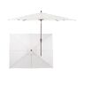 Treasure Garden Sunbrella 8' x10' Market Umbrella Sea Salt, Sunbrella/Aluminium
