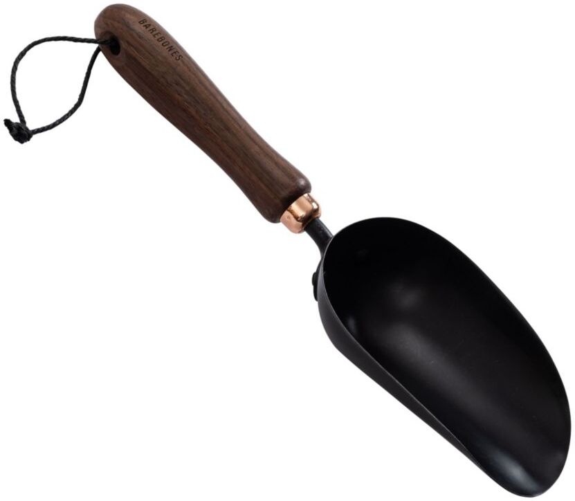 Gardening Scoop Walnut, Stainless Steel