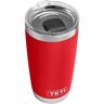 Yeti Rambler Tumbler With MagSlide Lid, 20 oz. Rescue Red, Stainless Steel