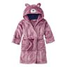 Toddlers' Cozy Animal Robe, Hooded Mauve Berry 3T, Fleece L.L.Bean