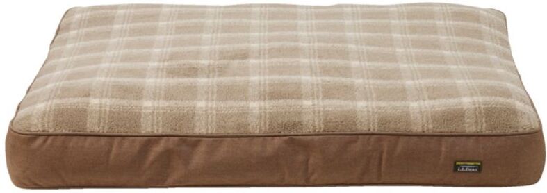 Premium Fleece Dog Bed, Rectangular Burlap Small L.L.Bean