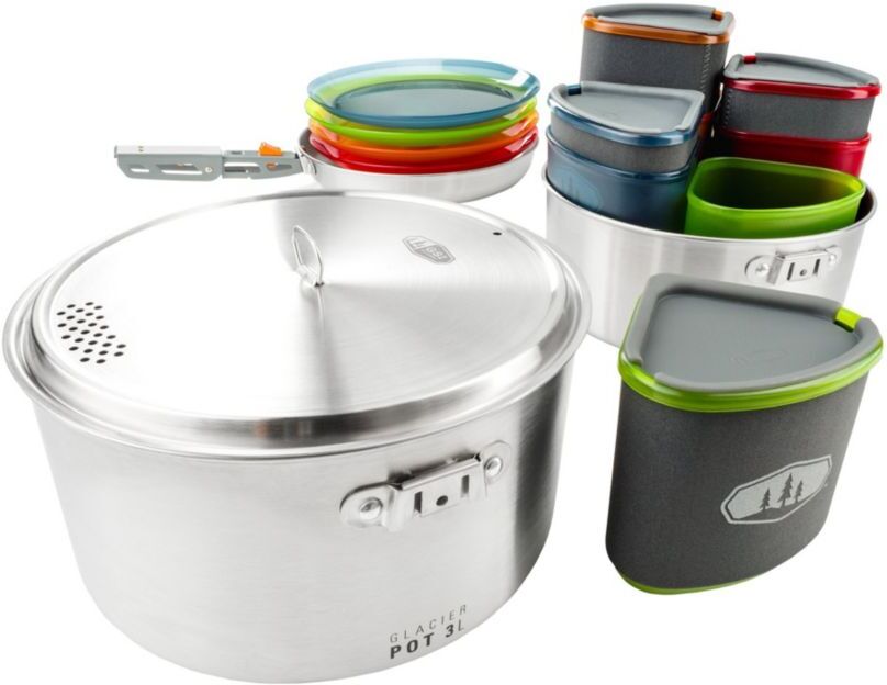 GSI Outdoors Glacier Camper Cookset Stainless