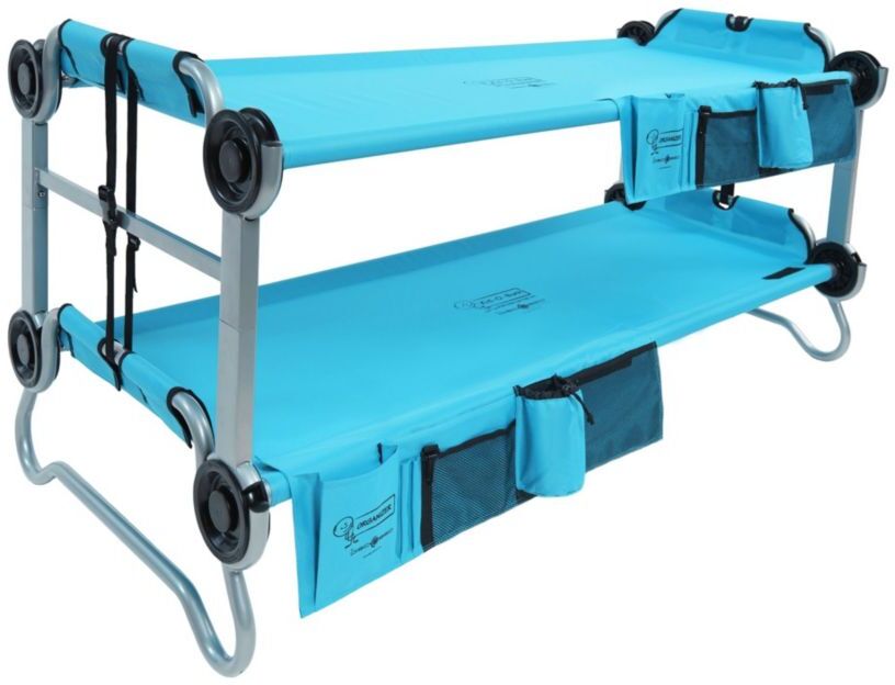 Disc-O-Bed Kid-O-Bunk with Organizer Teal Blue